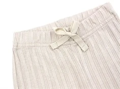 MarMar cream taupe pointelle rib bukser modal